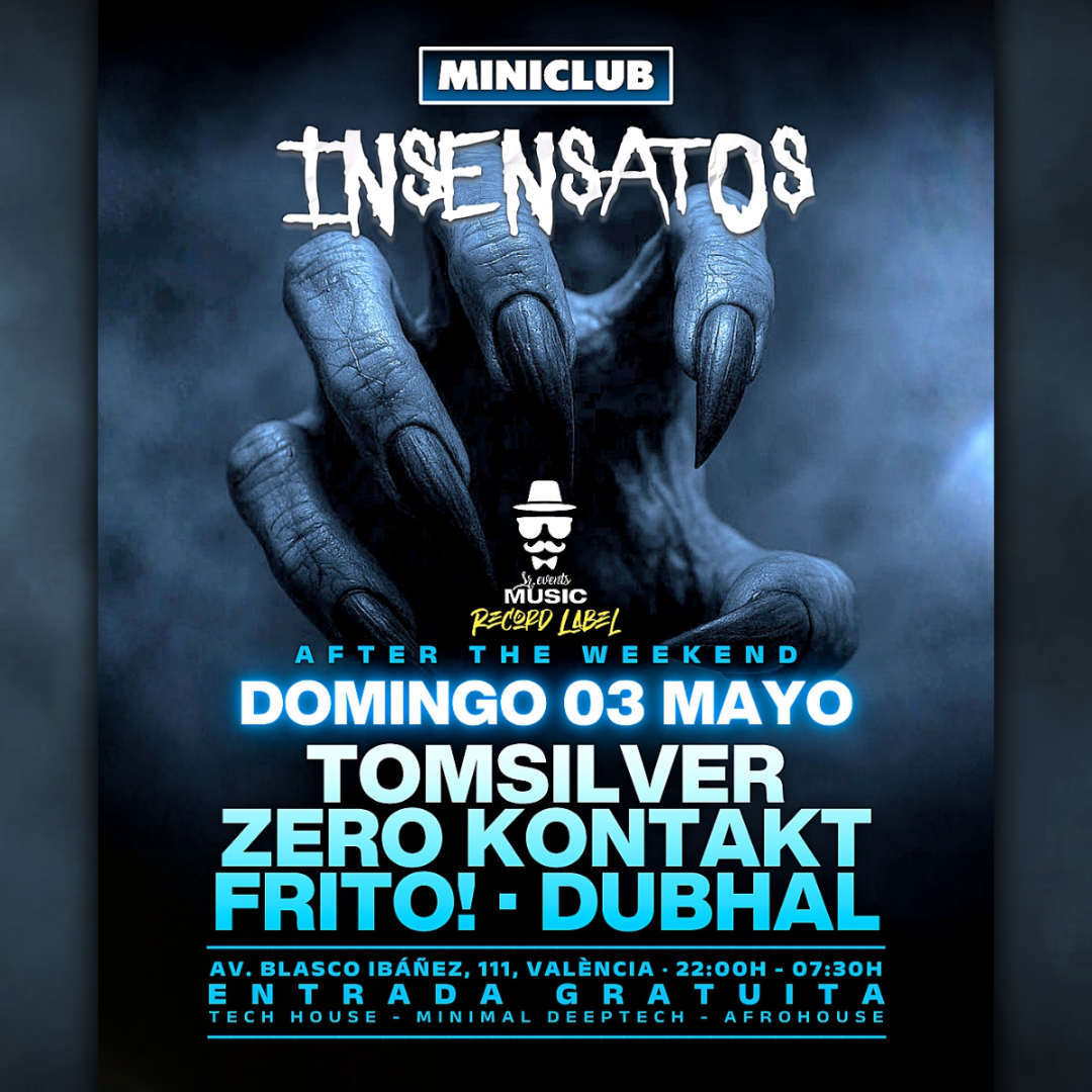 MINICLUB: DOMINGO 03 INSENSATOS (AFTER THE WEEKEND) 22:00-7:30AM / FREE ENTRY ALL NIGHT image