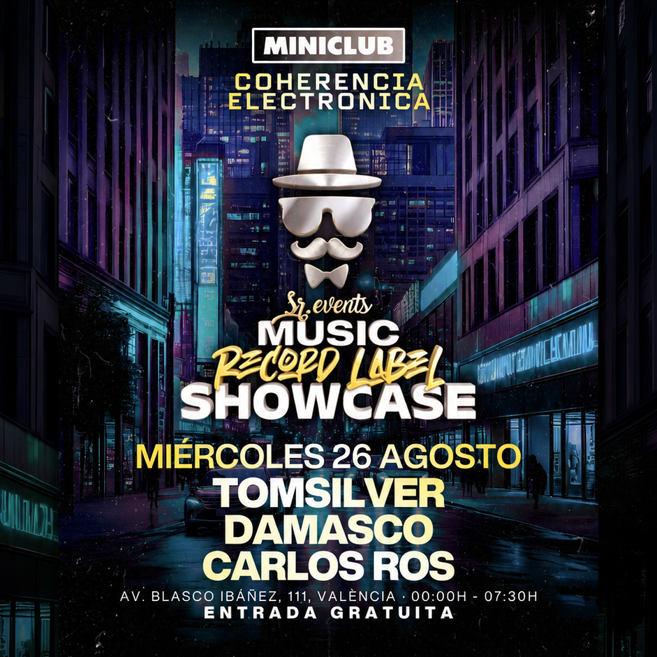 MINICLUB: MIERCOLES 26 - SR.EVENTS MUSIC SHOWCASE 00.00-07:30AM / FREE ENTRY ALL NIGHT image