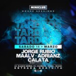 MINICLUB: SABADO 14 TARDEO HOUSE - JORGE RUBIO | MAALV | ADRIANZ | CALATA / FREE ENTRY ALL EVENING image