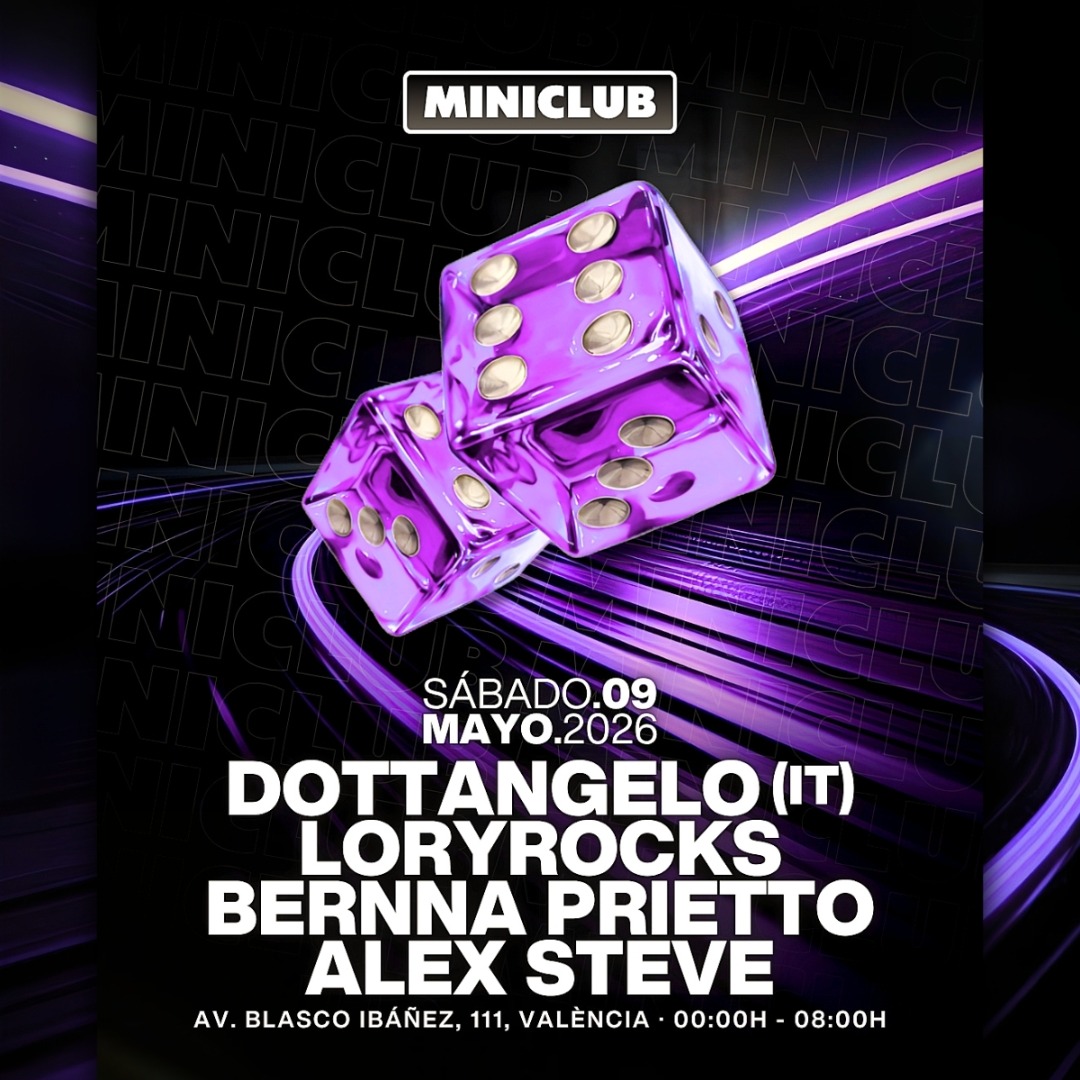 MINICLUB: SABADO 09 - DOTTANGELO (IT)| ALEX STEVE | LORYROCKS | B. PRIETTO/FREE ENTRY BEFORE 01.00AM image
