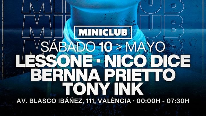 Cover for event: MINICLUB: SÁBADO 10 TECH HOUSE SESSION