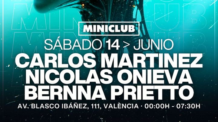Cover for event: MINICLUB: SÁBADO 14 TECH HOUSE SESSION