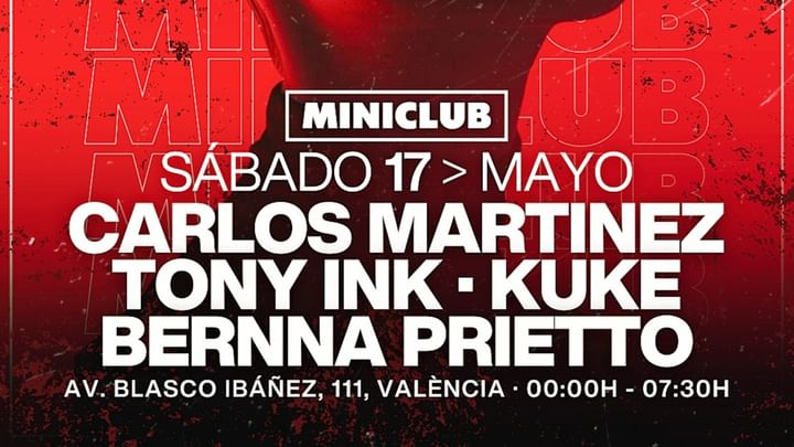 Cover for event: MINICLUB: SÁBADO 17 TECH HOUSE SESSION