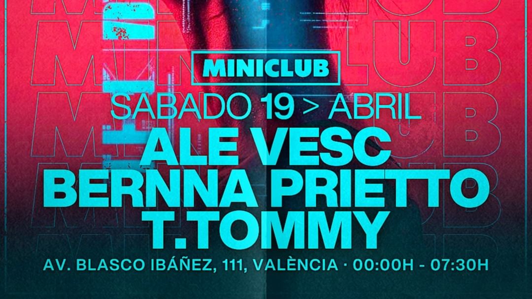 MINICLUB: SÁBADO 19 TECH HOUSE SESSION event cover
