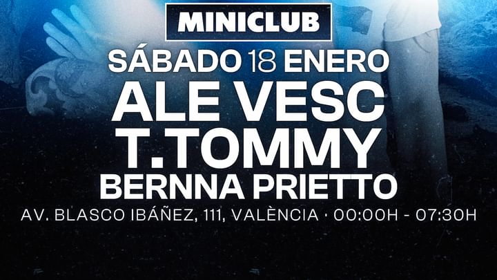 Cover for event: MINICLUB: SÁBADO 18 Tech House Session