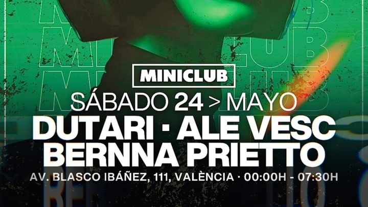 Cover for event: MINICLUB: SÁBADO 24 TECH HOUSE SESSION