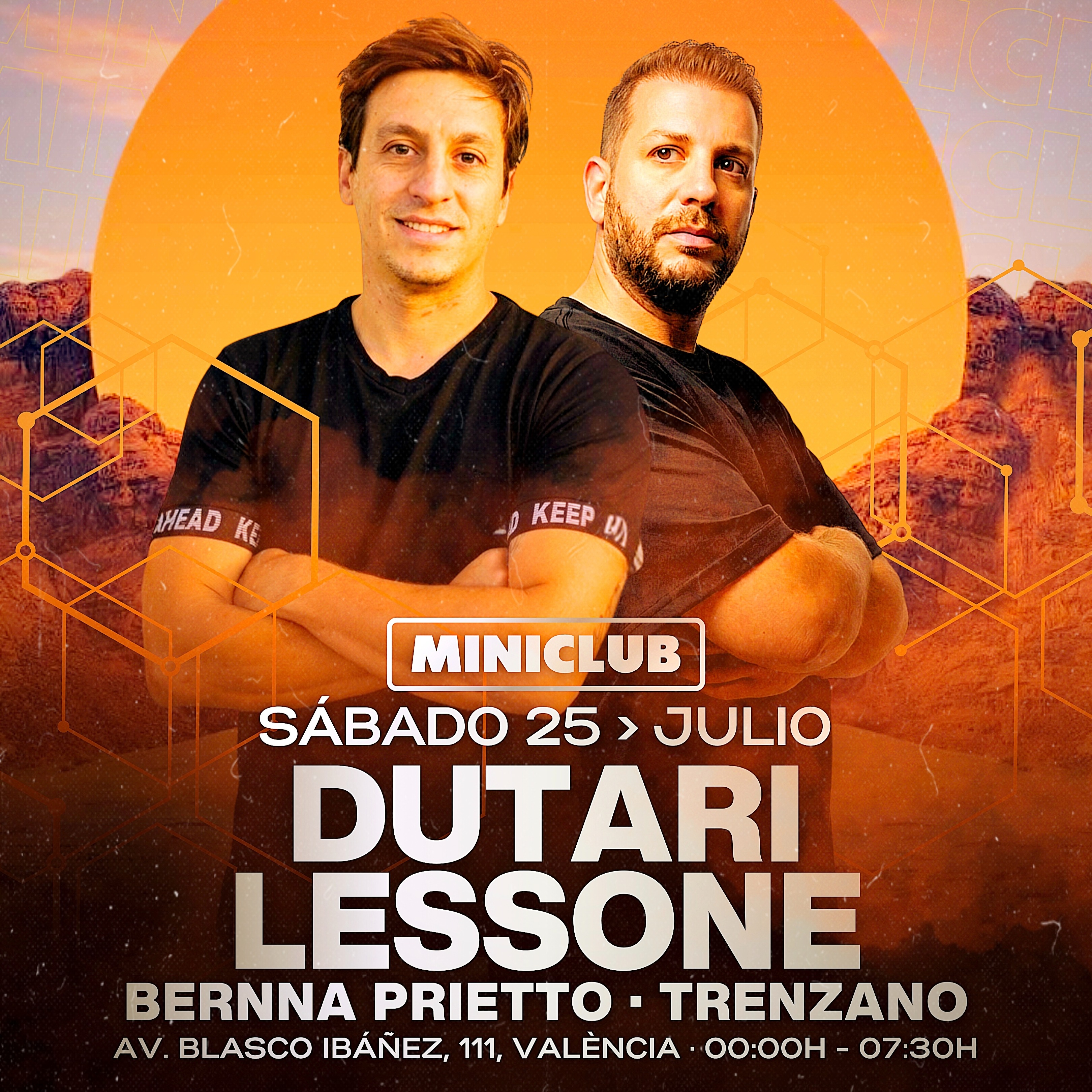 MINICLUB: SABADO 25 - DUTARI | LESSONE | TRENZANO | BERNNA PRIETTO / FREE ENTRY BEFORE 01.00AM image