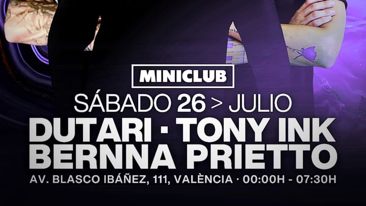 Cover for event: MINICLUB: SÁBADO 26 TECH HOUSE SESSION