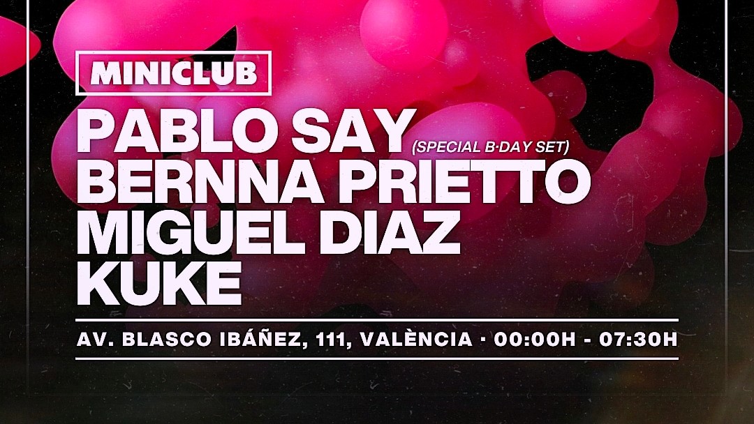 MINICLUB: SÁBADO 29 TECH HOUSE SESSION image