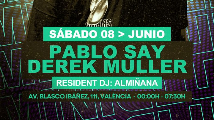 Cover for event: MINICLUB: SÁBADO Tech House Session_Pablo Say+Derek Muller