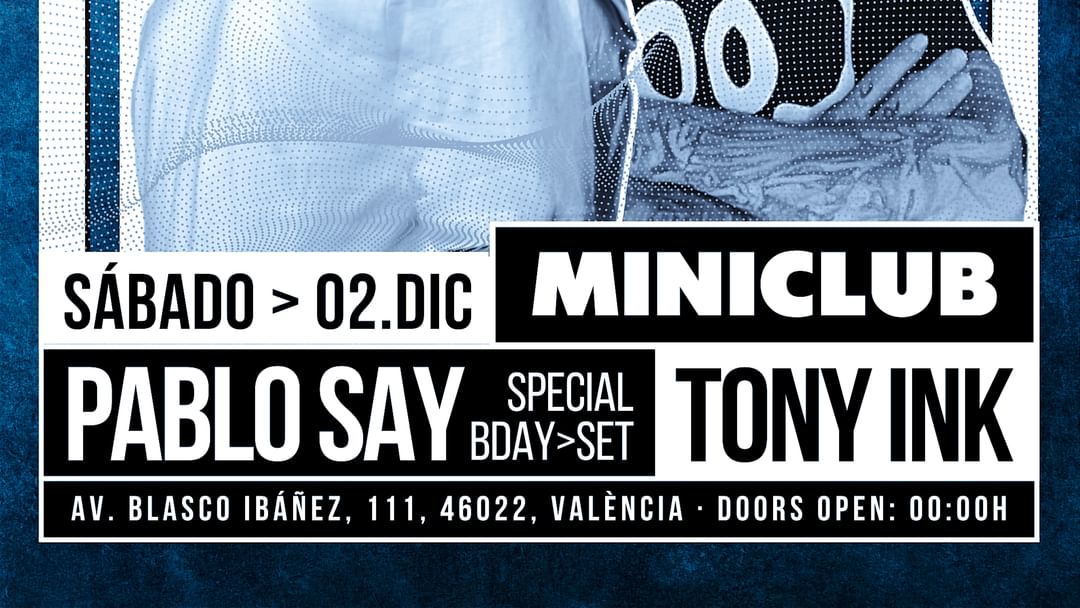 Cartel del evento MINICLUB: Saturday Techno Session