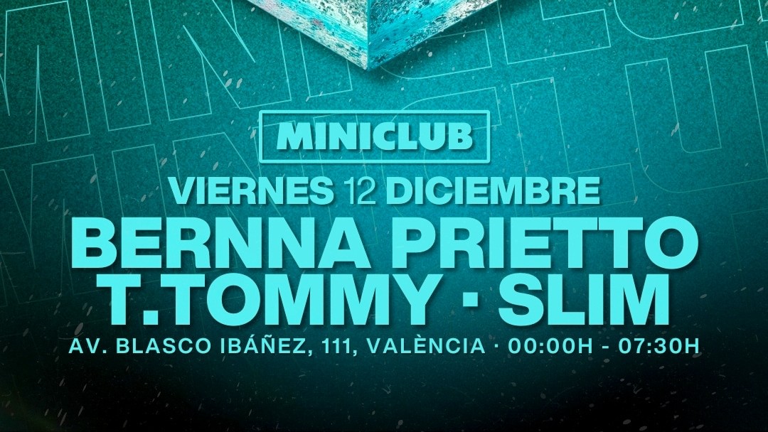 MINICLUB: VIERNES 12 TECH HOUSE SESSION image