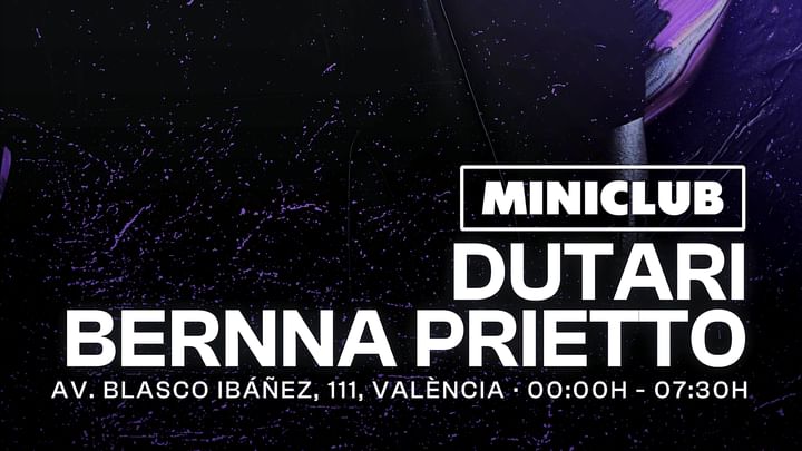 Cover for event: MINICLUB: VIERNES 14 FALLAS Tech House Session