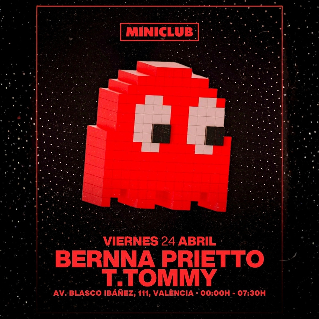 MINICLUB: VIERNES 24 - T.TOMMY | BERNNA PRIETTO / FREE ENTRY FROM 00.00-01.00h image