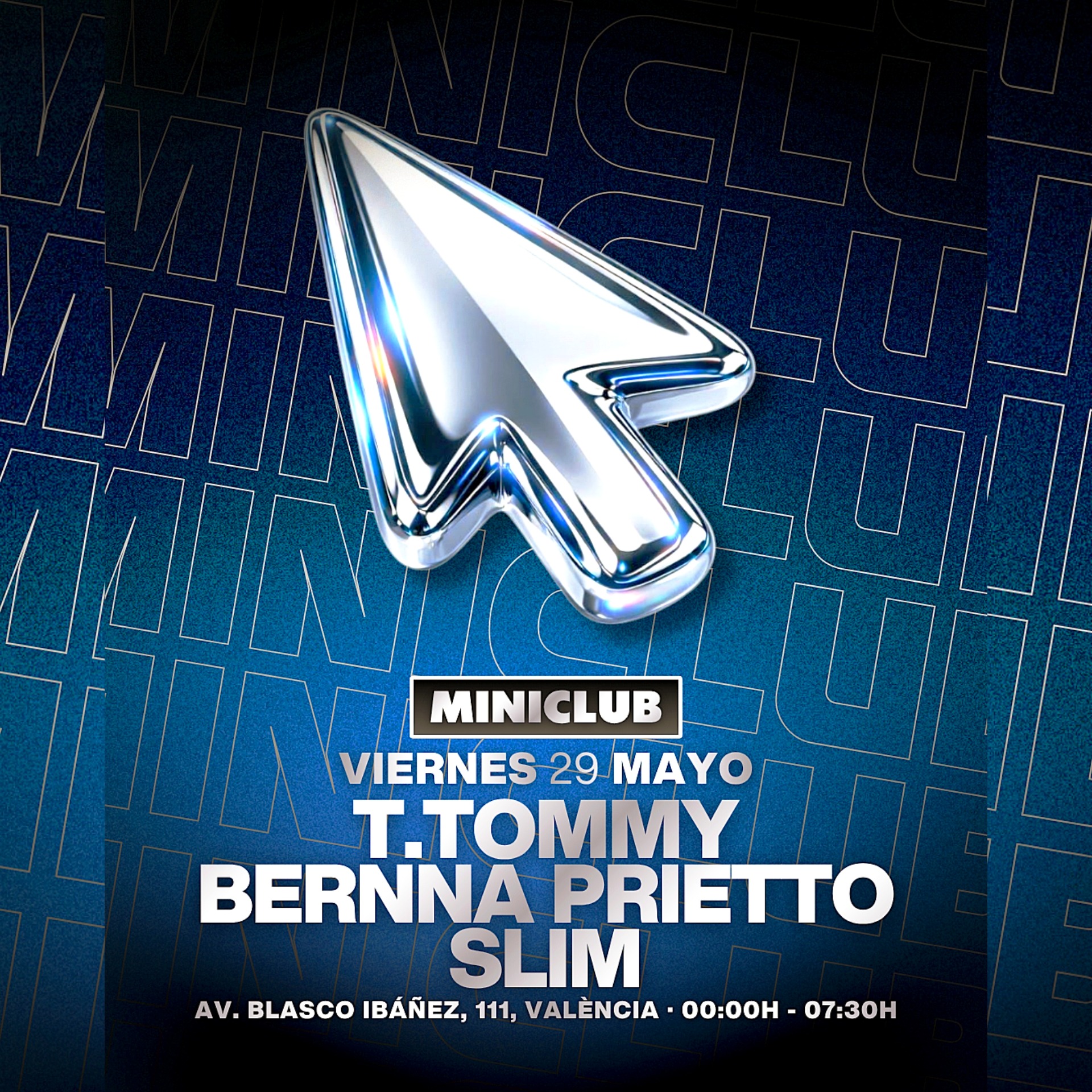 MINICLUB: VIERNES 29 - T.TOMMY | BERNNA PRIETTO / FREE ENTRY FROM 00.00-01.00h image