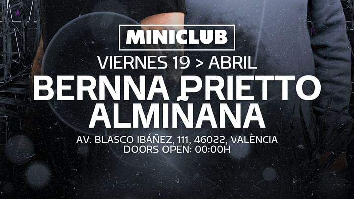 Cover for event: MINICLUB: VIERNES Tech House Session