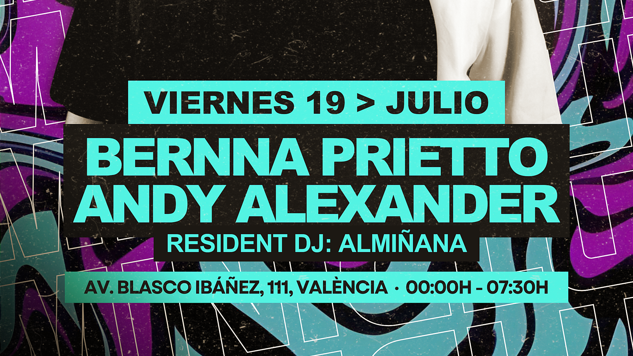 MINICLUB: VIERNES Tech House Session Bernna Prietto + Andy Alexander + Almiñana image