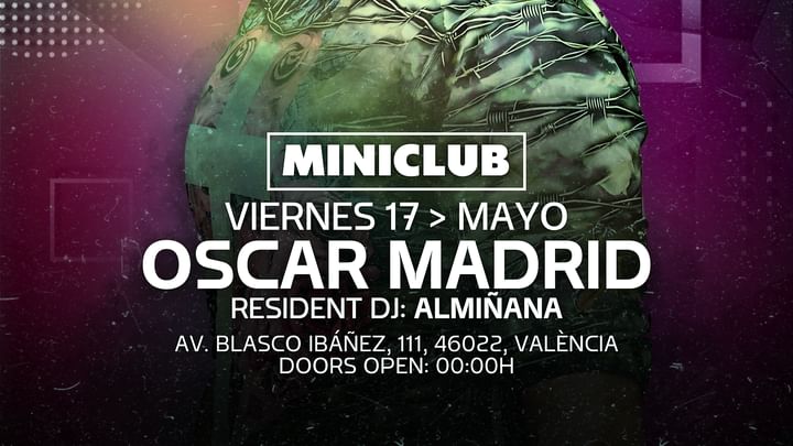 Cover for event: MINICLUB: VIERNES Tech House Session_Oscar Madrid