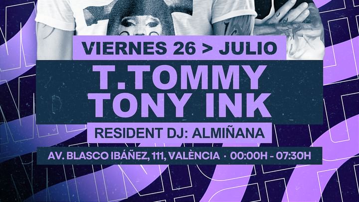 Cover for event: MINICLUB: VIERNES Tech House Session T.Tommy + Tony Ink