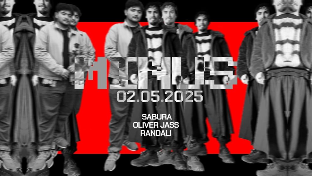 MINUS w/ SABURA, OLIVER JASS, RANDALI  @ TRANZIT.  event cover