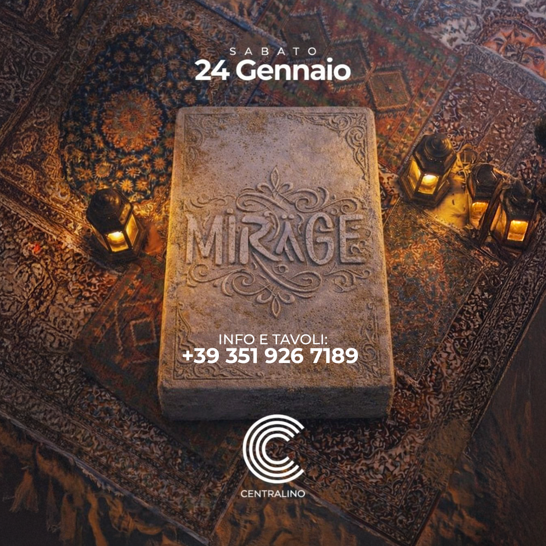 MIRAGE @ CENTRALINO CLUB - SAB 24 GENNAIO image