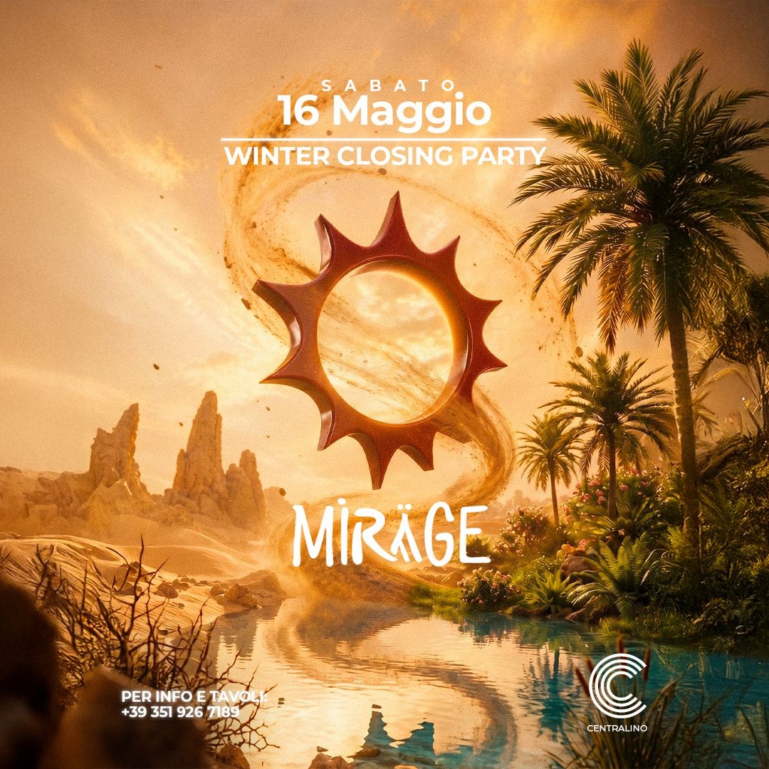 MIRAGE @ CENTRALINO CLUB - SABATO 16 MAGGIO image