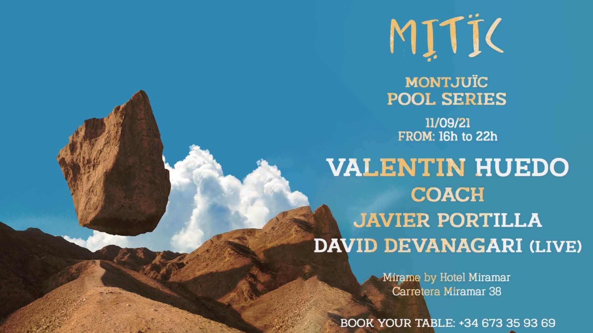 MITÏC Montjuïc Pool Series pres: VALENTIN HUEDO image