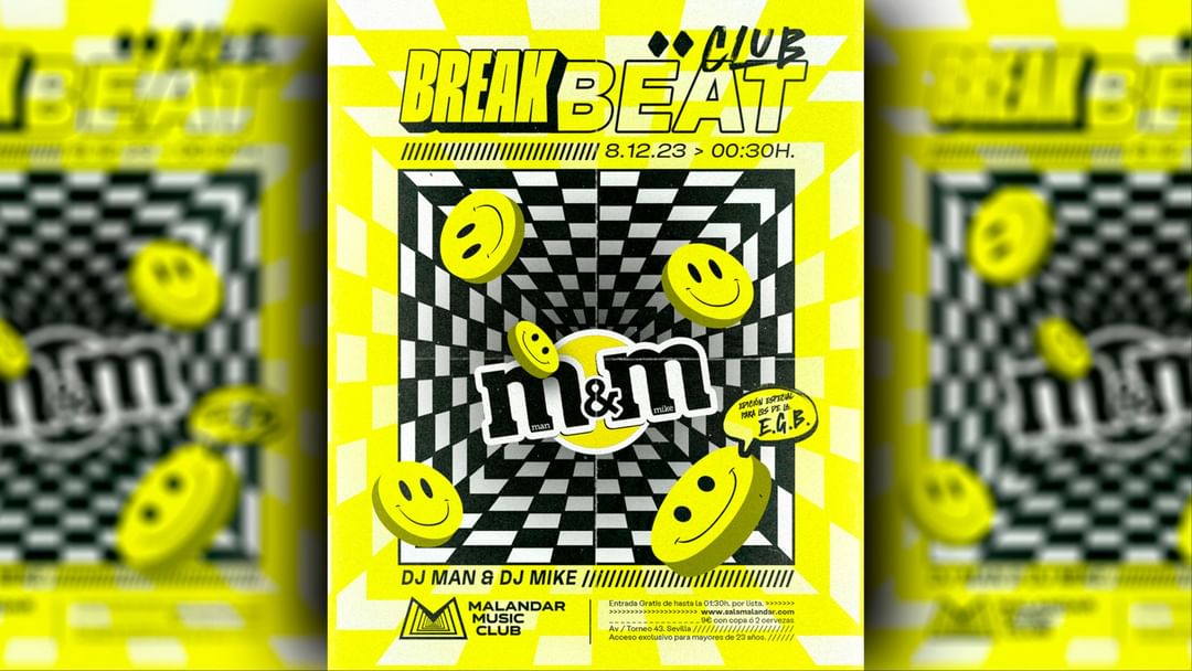 M&Ms / Breakbeat Club event cover