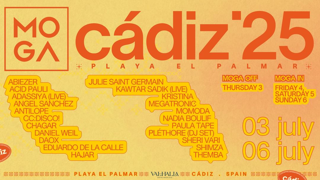Cartel del evento MOGA CADIZ