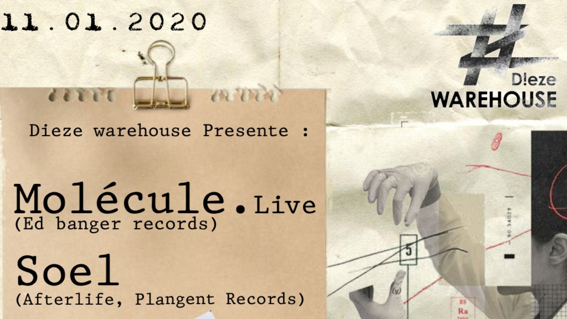 Molécule - LIVE at Dieze Warehouse image
