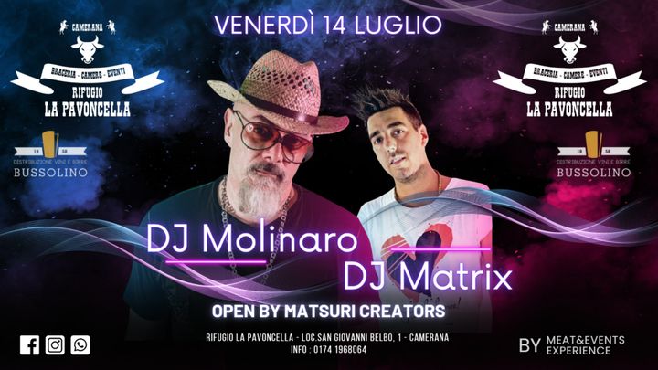 Cover for event: MOLINARO & DJ MATRIX