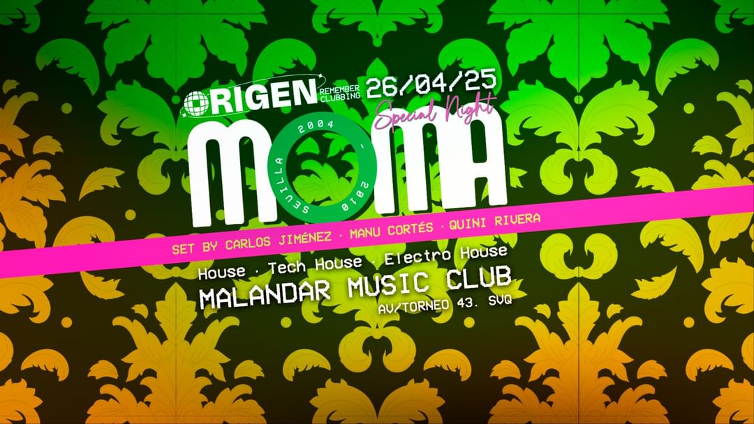 MOMA # Remember Clubbing by ORIGEN-Eventplakat