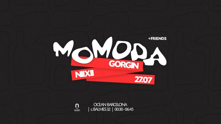 Cover for event: MOMODA+FRIENDS: GORGIN & NIIXII