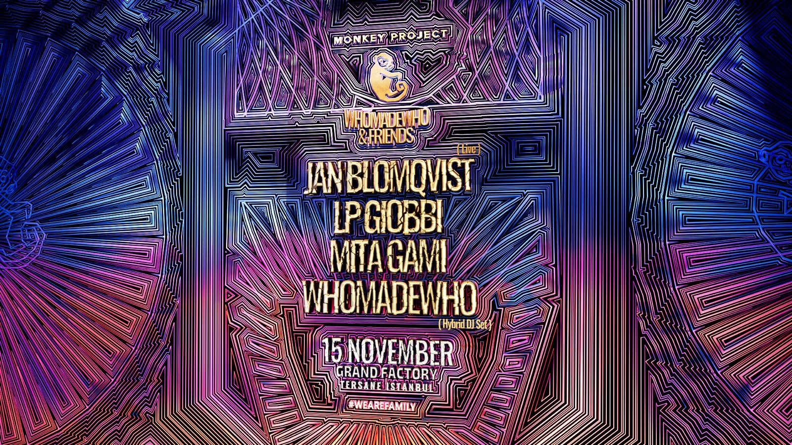 MONKEY PROJECT PRESENTS : WHOMADEWHO & FRIENDS image
