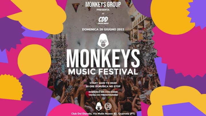 Cover for event: MONKEYS MUSIC FESTIVAL