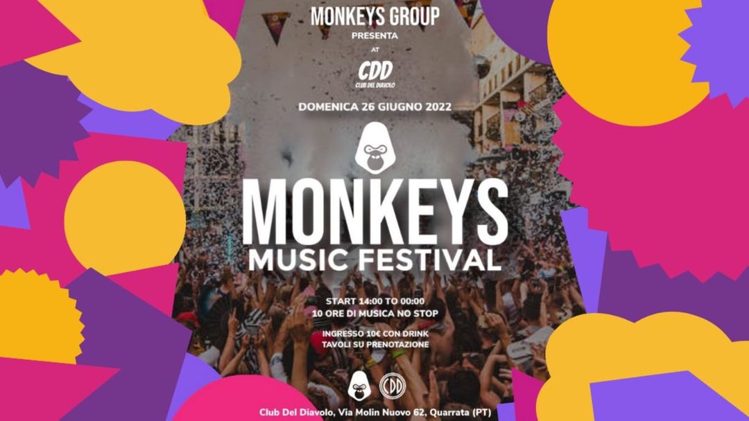 Cartel del evento MONKEYS MUSIC FESTIVAL