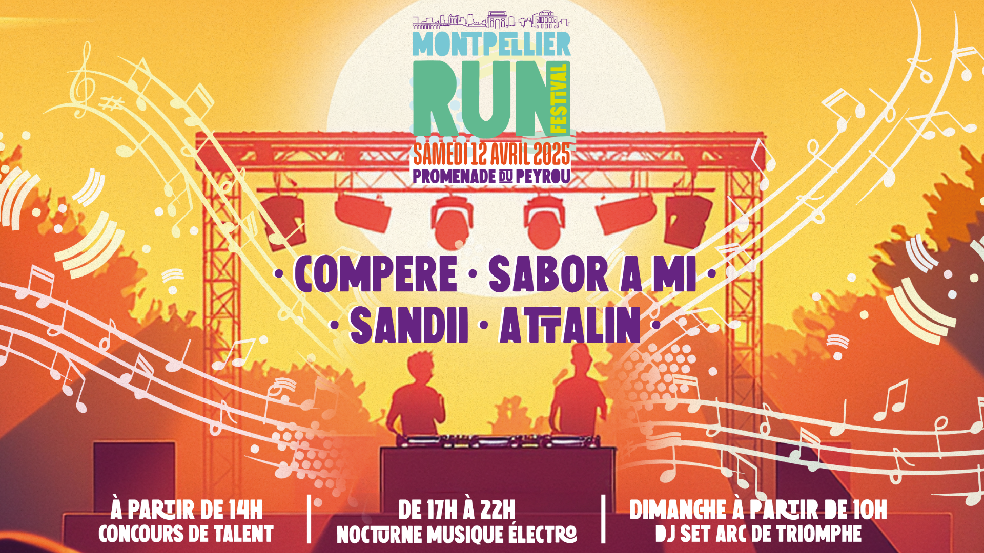 Montpellier Run Électro image