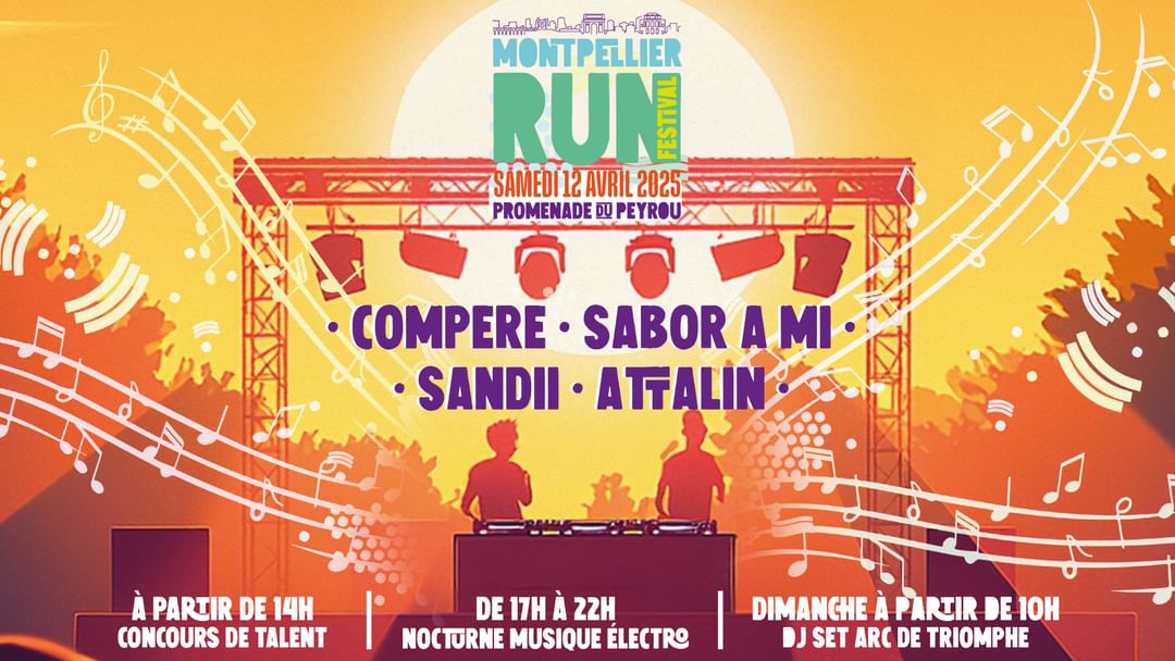 Montpellier Run Électro event cover