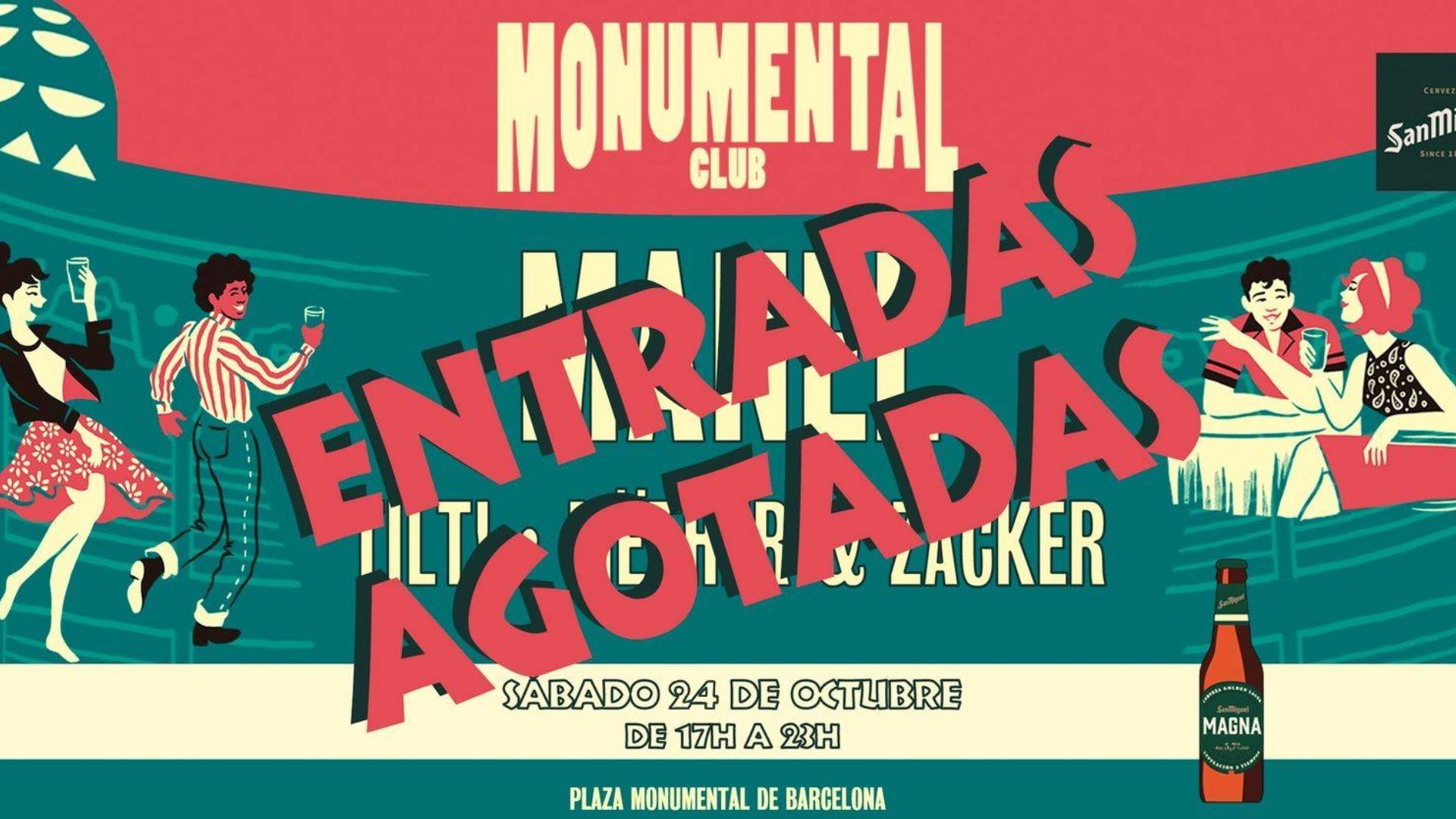 [CANCELADO] Monumental Club - 24 de octubre: Manel + Tilt! + Mëther & Zacker image