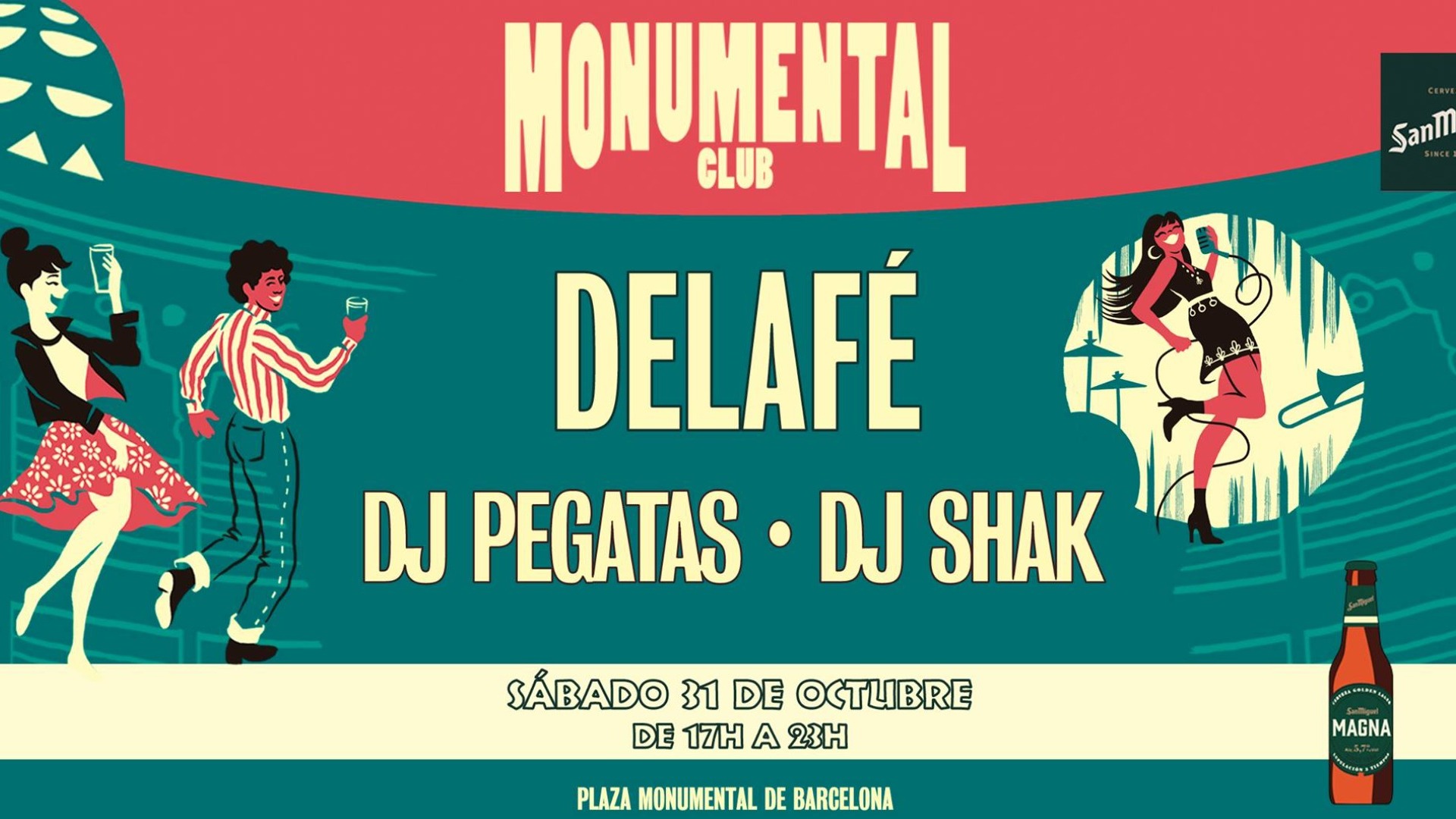 [CANCELADO] Monumental Club - 31de octubre: Delafé + DJ Pegatas + DJ Shak image