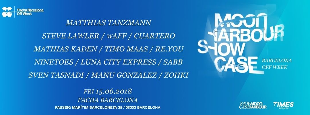 Cartel del evento Moon Harbour pres. by Pacha Barcelona Off Week