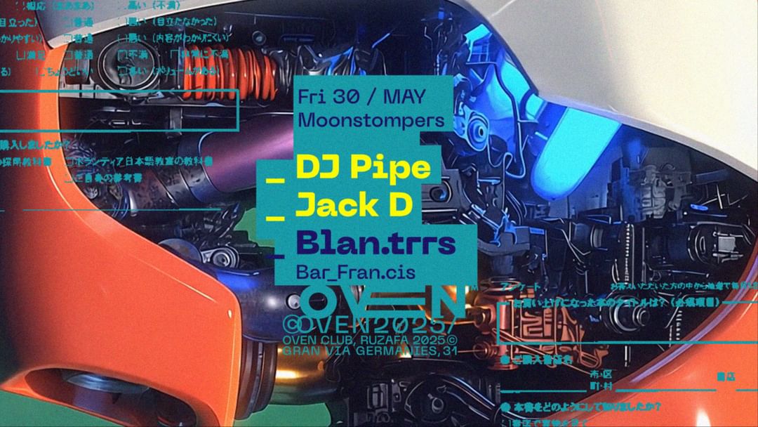 Copertina evento Moonstomper: DJ Pipe + Jack D + Blan.trrs / Bar: Fran.cis