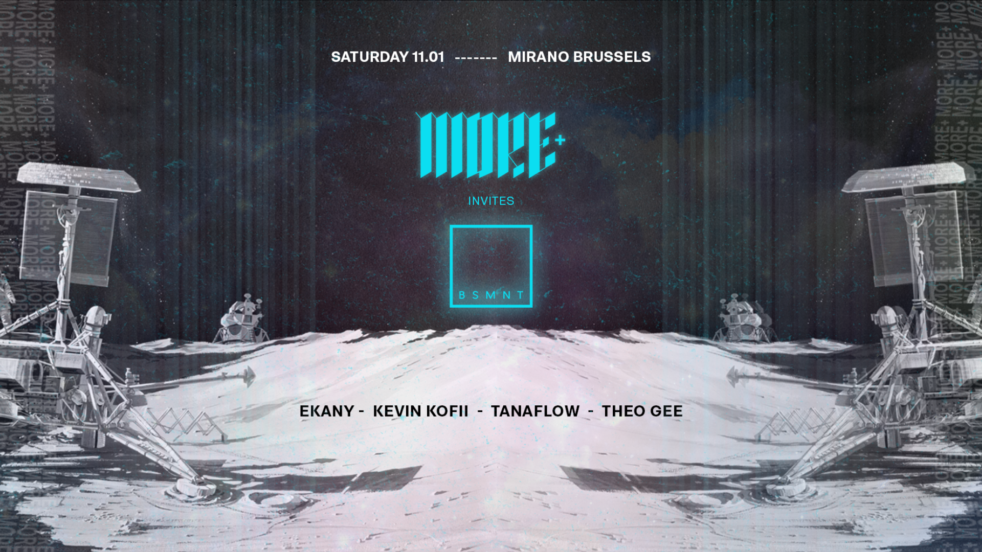 MORE+ invites BSMNT Soundsystem • Finest Hip-Hop 11.01 image