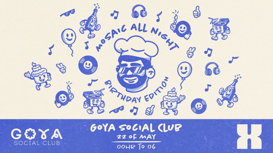 Cartel del evento Mosaic All Night