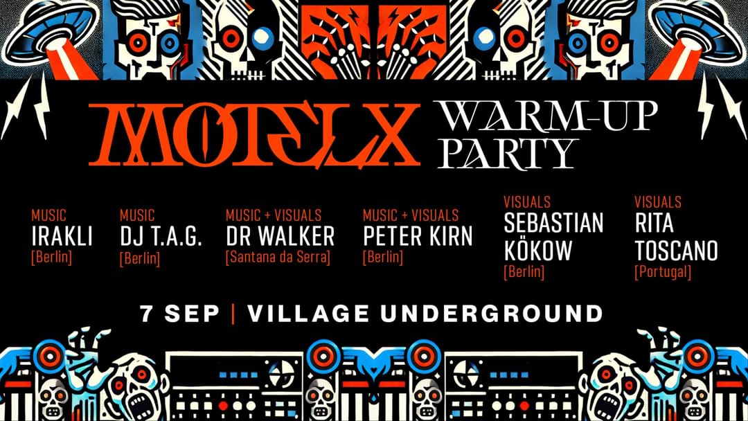 Cartel del evento MOTELX Warm-up party