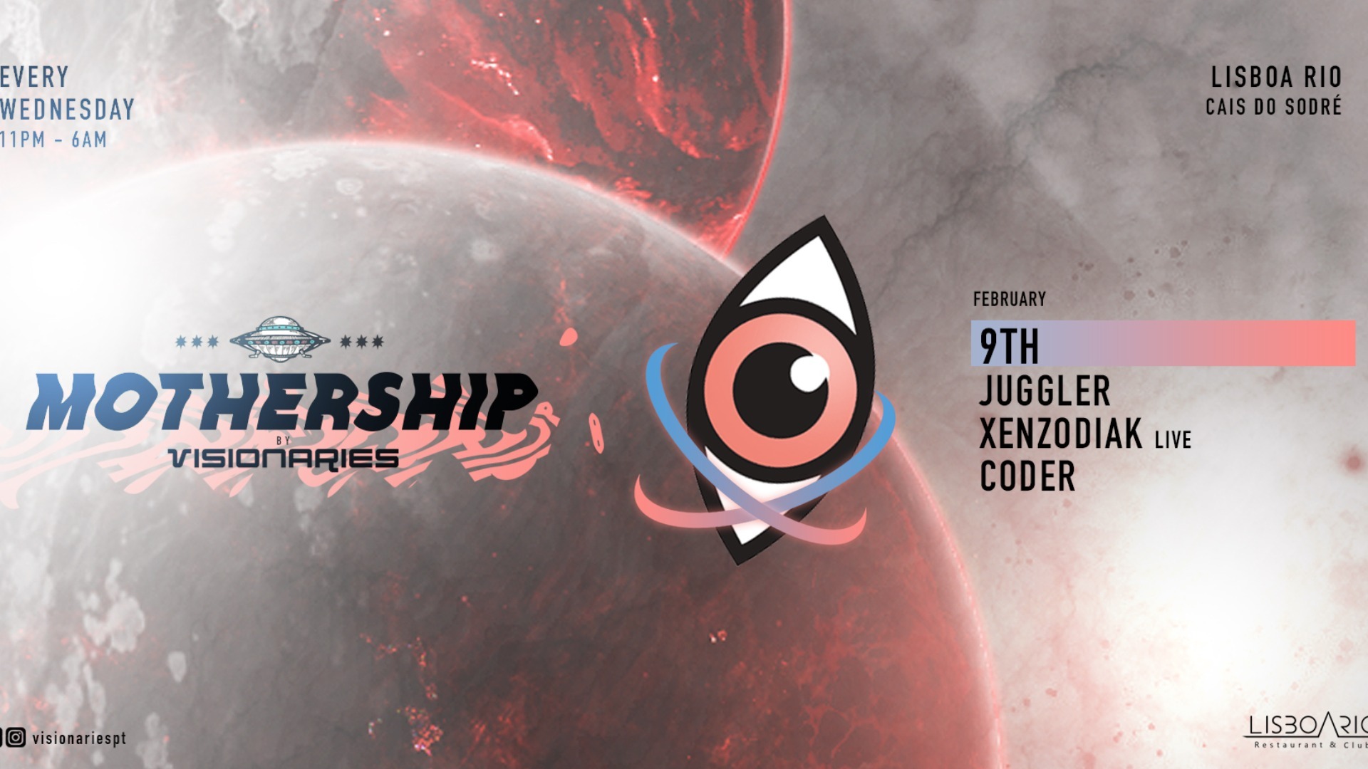 Mothership by Visionaries - 9 Feb image