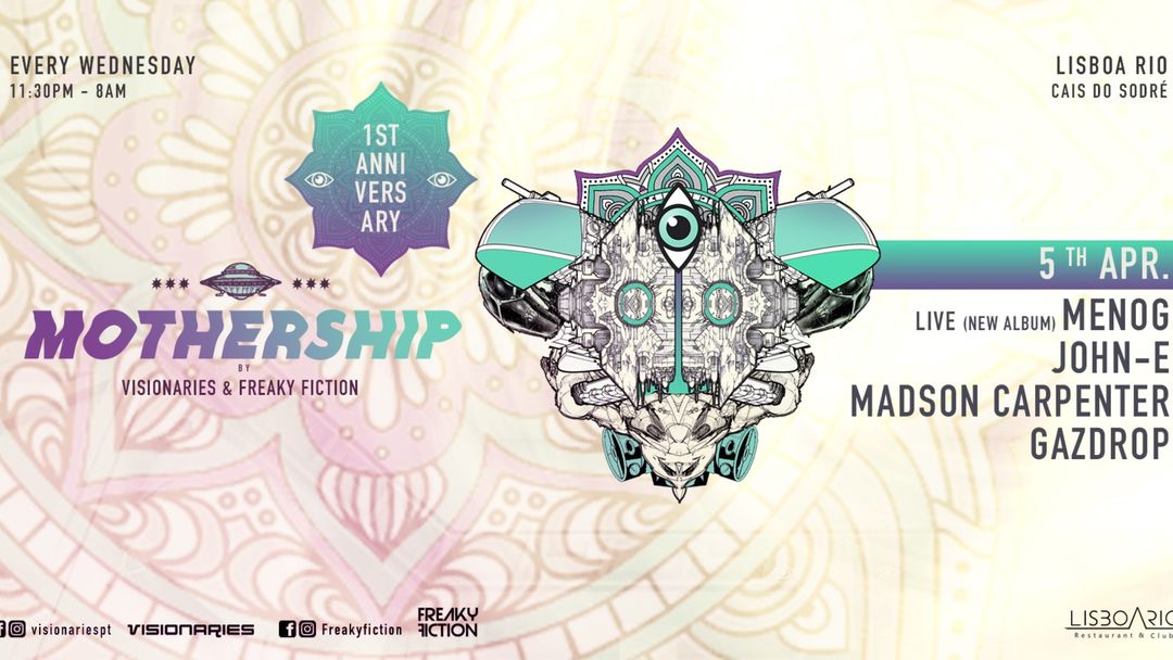 Capa do evento Mothership - 1st Anniversary 