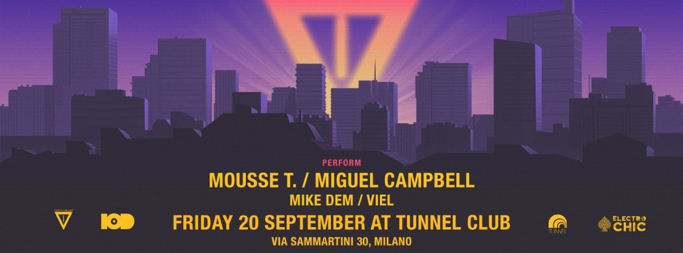 Mousse T & Miguel Campbell - Individual Night at Tunnel Club Milano image