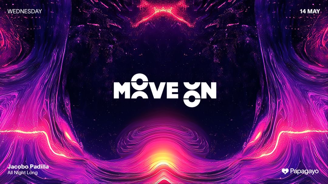 Move On · Wed. 14th May event cover