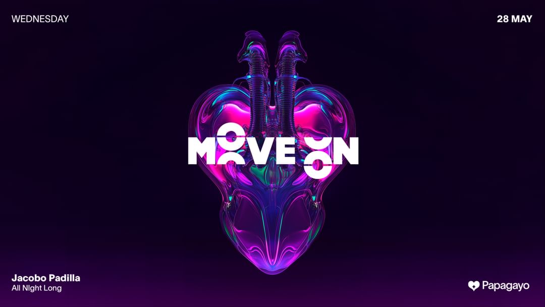 Move On · Wed. 28th May 2025-Eventplakat